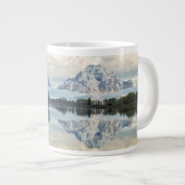 Oxbow Bend Reflection Jumbo-Tasse (Vorderseite Rechts)