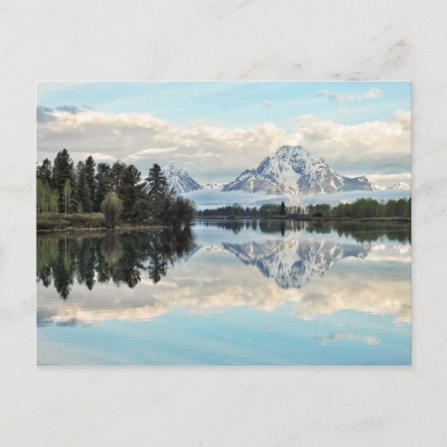 Oxbow Bend Reflection Postkarte (Vorderseite)