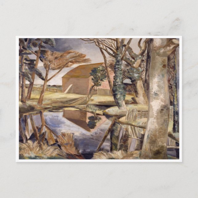 Oxenbridge Pond (1927-28) Postkarte (Vorderseite)