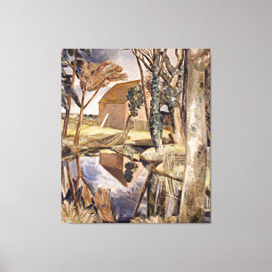 Oxenbridge Pond, Kunstmalerei von Paul Nash Leinwanddruck