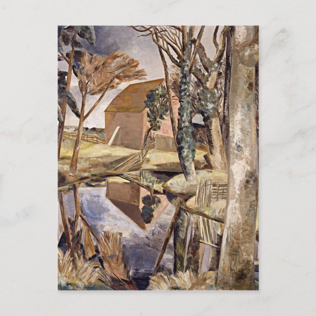 Oxenbridge Pond von Paul Nash Postkarte (Vorderseite)