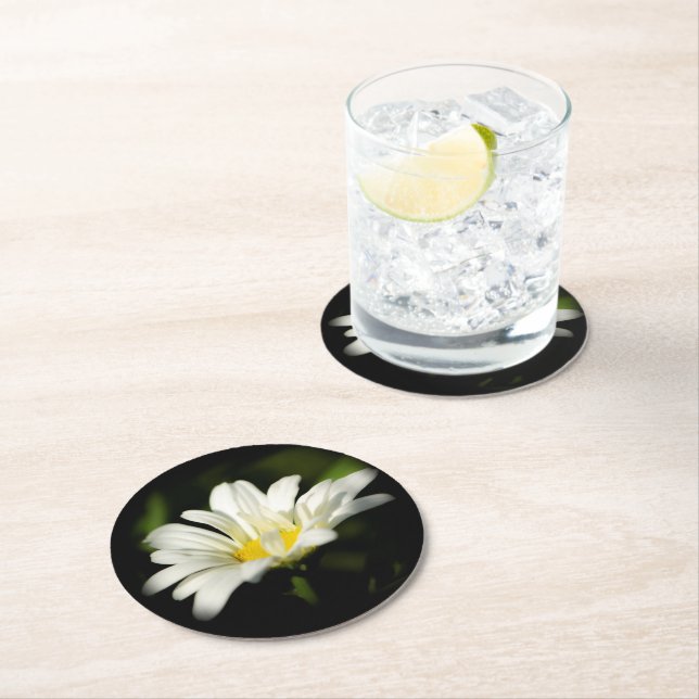 Oxeye Daisy Round Untersetzer (Vor Ort)