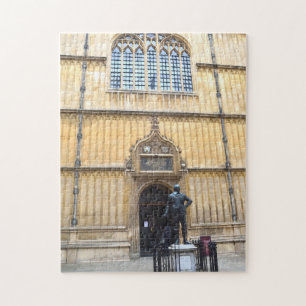 Oxford Bodleian Library Entrance, Oxford, England
