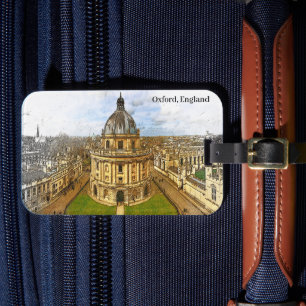 Oxford England Castle Panorama View Gepäckanhänger