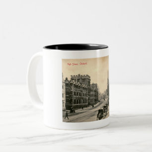 Oxford, England, Großbritannien, Hautpstraße 190 Zweifarbige Tasse
