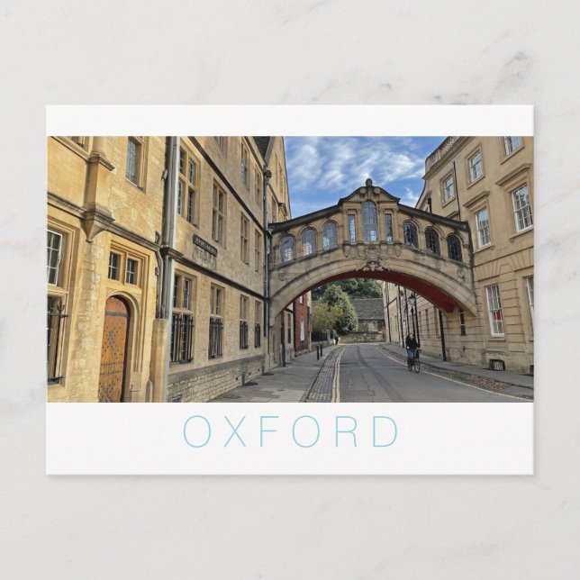 Oxford Feiertagspostkarte (Vorderseite)
