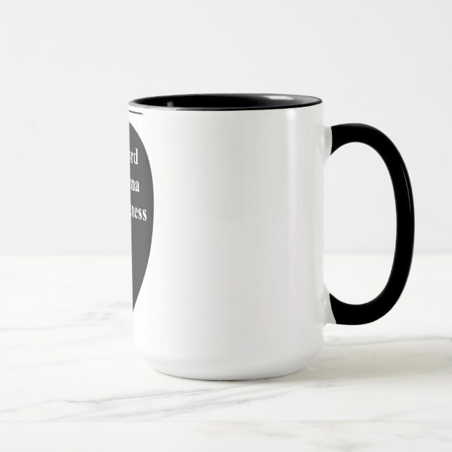 Oxford-Komma-Bewusstseins-Tasse Tasse (Rechts)