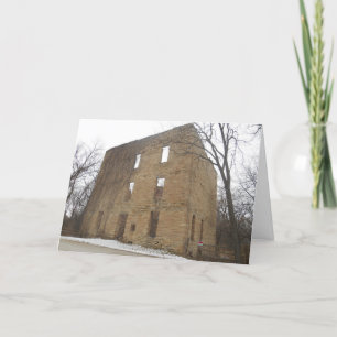 “Oxford Mill Ruins” Christmas Card Karte