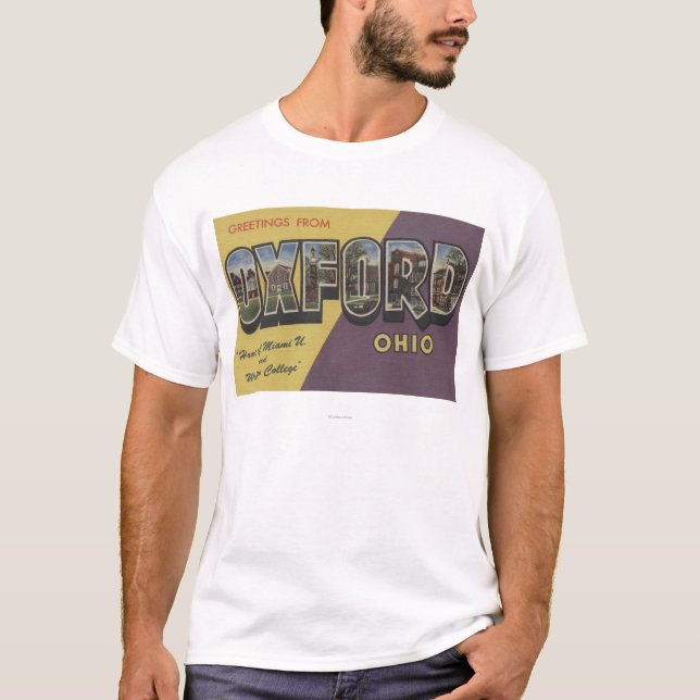 Oxford, Ohio - Miami U u. Western-Uni T-Shirt (Vorderseite)