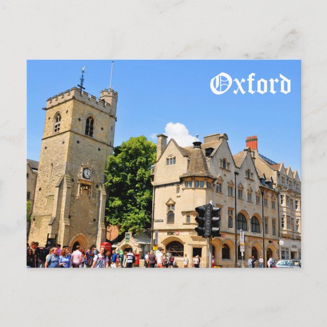 Oxford Postkarte (Vorderseite)
