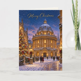 Oxford Radcliffe Camera Frohe Weihnachten