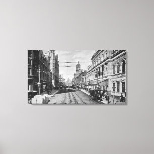 Oxford-Straße, Manchester, c.1910 Leinwanddruck