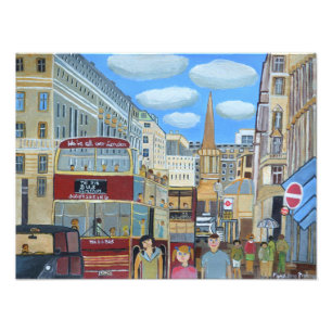 Oxford Street London Fotodruck