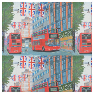 Oxford Street – Queens-Diamantjubiläumsstoff Stoff