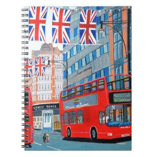 Oxford Street - Queens Diamond Jubiläum Notizblock