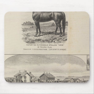 Oxford und Abilene Residences, Kansas Mousepad