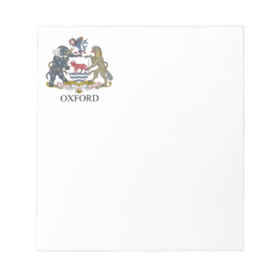 Oxford-Wappen Notizblock