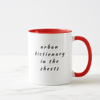 Oxford-Wörterbuch in der STRASSE… Tasse