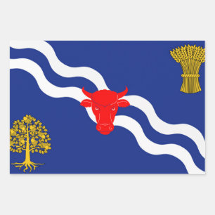 Oxfordshire-Flagge Symbol der Provinz Oxford Geschenkpapier Set