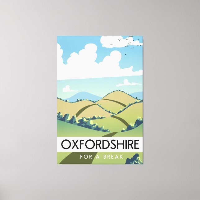 Oxfordshire für ein Break-Poster Leinwanddruck (Vorderseite)