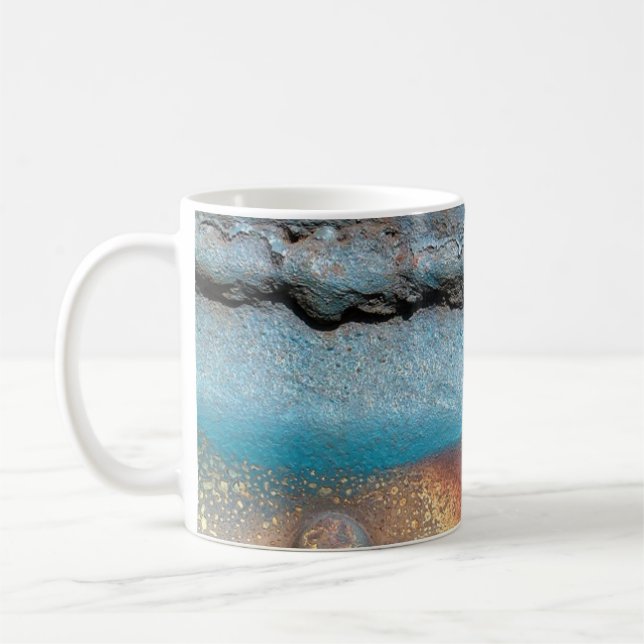 Oxidiertes Metall Kaffeetasse (Links)
