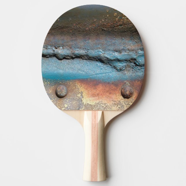 Oxidiertes Metall Tischtennis Schläger (Vorderseite)