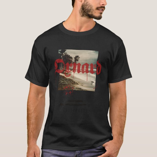Oxnard California Ca Tattoo Beach Surf T-Shirt (Vorderseite)