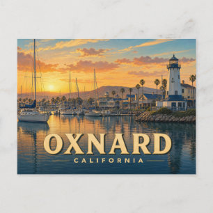 Oxnard Kalifornien Vintage-Reisepostkarte Postkarte