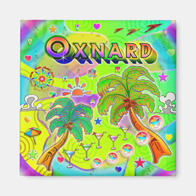 Oxnard Mind Focus Magnet (Vorne)