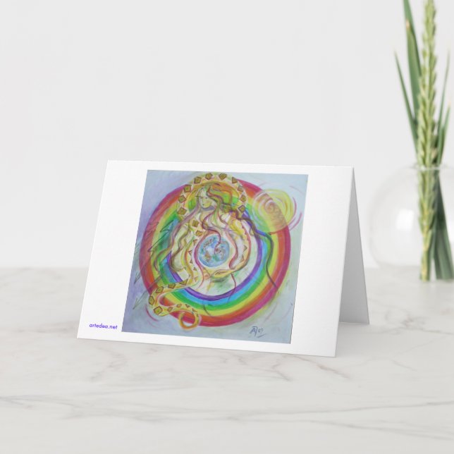 Oxumare - Grußkarte Karte (Vorderseite)