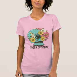Oxygen Optional – Whimsical Astronaut Helmet with T-Shirt