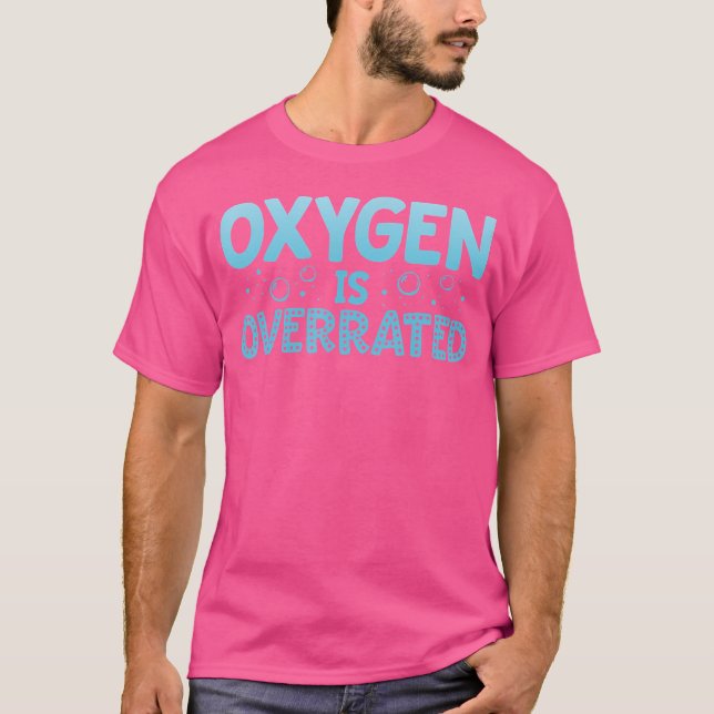 Oxygen überbewertet Water Polo Funny Swim Team (Vorderseite)
