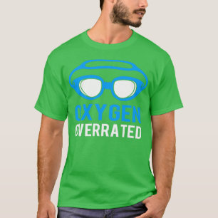 Oxygen überbewertete Funny Swimmingpool für Männer T-Shirt