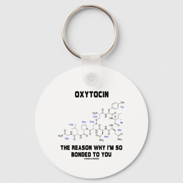 Oxytocin Grund, dass ich so an den griechischen Sp Schlüsselanhänger (Vorderseite)