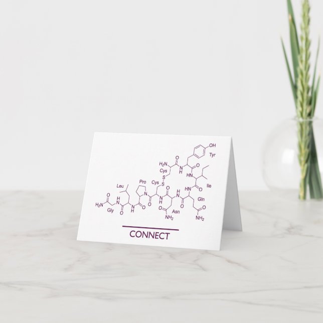 Oxytocin-Grußkarte Karte (Vorderseite)