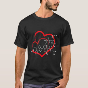 Oxytocin Molekulare Liebe Lehrer Valentine T-Shirt
