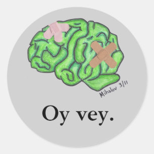 "Oy vey" Aufkleber