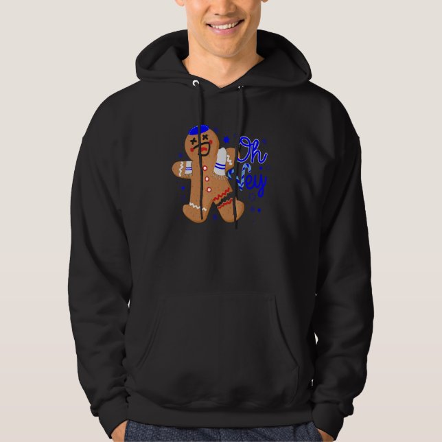 Oy Vey Happy Hanukkah Bake Squad Crew Chanu Hoodie (Vorderseite)