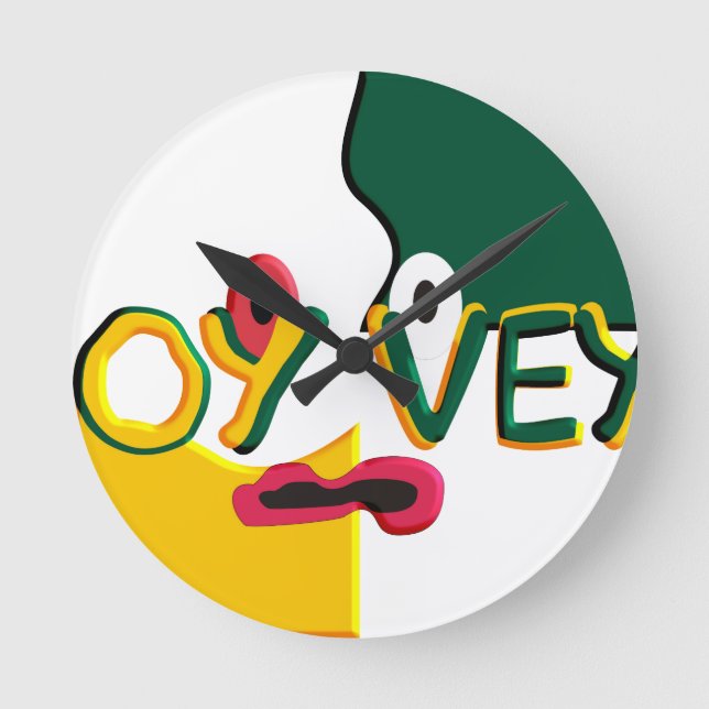 Oy Vey Wall Uhr (Vorderseite)