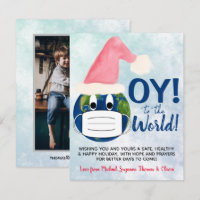 OY zur Welt! Funny Pandemic Weihnachts-Foto