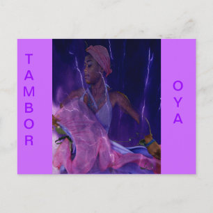 OYA DANCING BY LIZ LOZ POSTKARTE