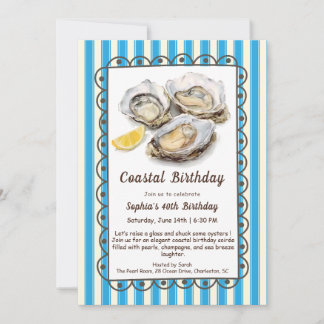 Oyster Birthday Party | Einladung zur Küste