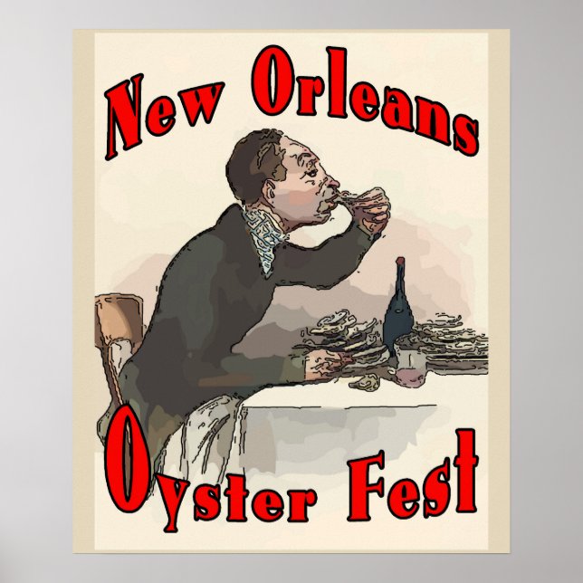 Oyster Festival, New Orleans, LA Poster (Vorne)