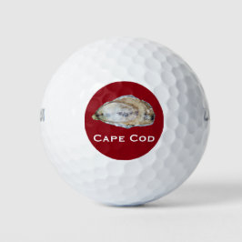 Oyster Golf Ball - Design A Red