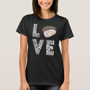 Oyster Liebe Leopard Oyster Shucking Mollusk Shuck T-Shirt