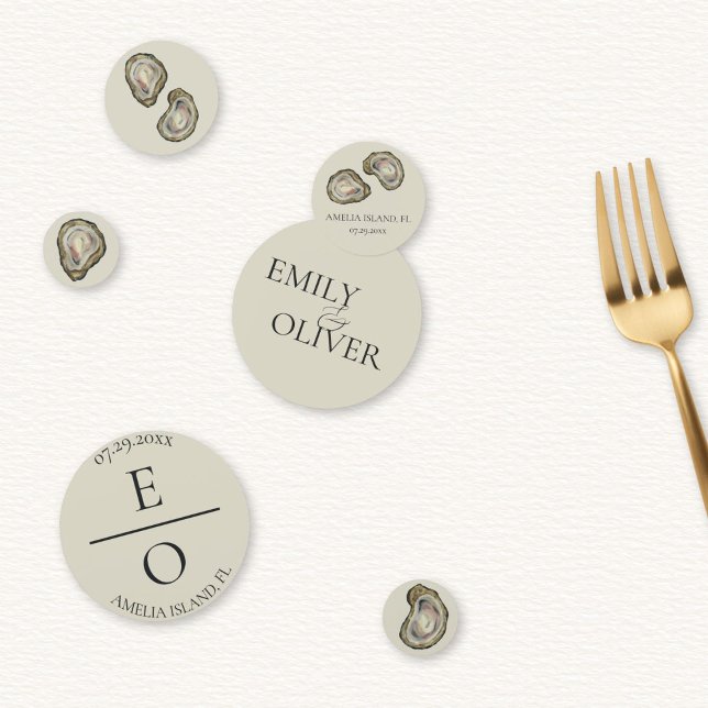 Oyster-Muscheln Hochzeit Konfetti (Von Creator hochgeladen)