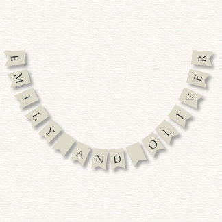 Oyster-Muscheln Hochzeit Wimpelkette