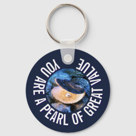 OYSTER Pearl of Great Value Custom Christlich Schlüsselanhänger