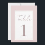 Oyster Pink & Gold Moderne Hochzeitsstimmung Tisch Einladung<br><div class="desc">Suchen Sie nach passenden Artikeln in meinem Geschäft.</div>