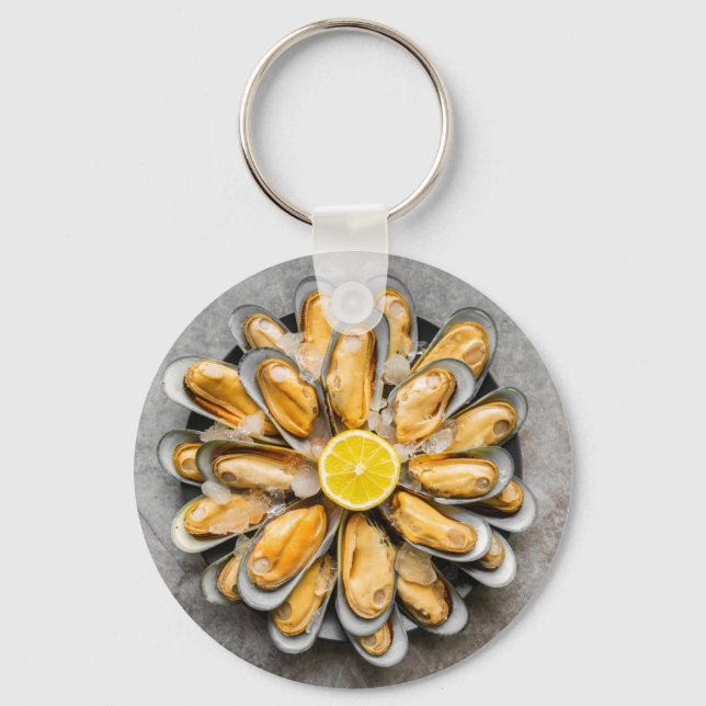 Oyster Platter Schlüsselanhänger (Vorderseite)
